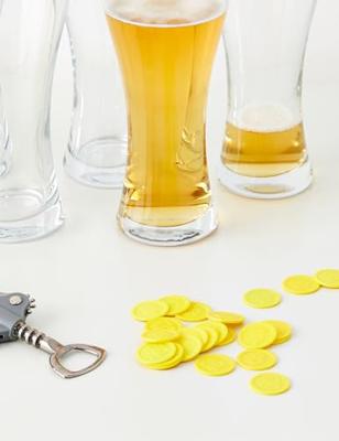 Sigel SI-WM004 Waardemunten Kunststof 100 Stuks 25mm Bier Geel - thumbnail