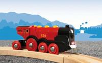 BRIO World Rode locomotief op batterijen - thumbnail