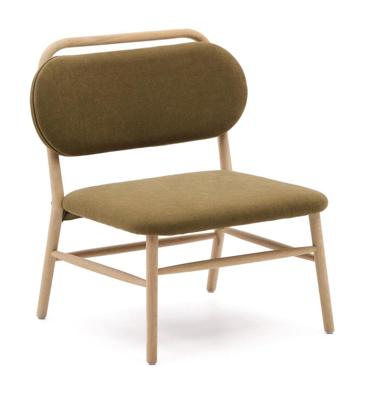Kave Home Helda fauteuil chenille Groen