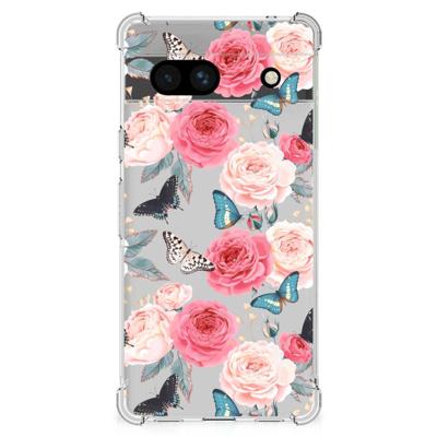 Google Pixel 7A Case Butterfly Roses Google Pixel 7A Case Butterfly Roses