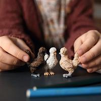 Set van Boerderijdieren Schleich Chicken Friends Plastic - thumbnail