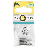 Wolfcraft Solid-bits | TORX® T15 | 1 stuk - 1210000 - thumbnail