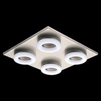 Eglo Vierkante plafondlampPalena nikkel - 32569 - thumbnail