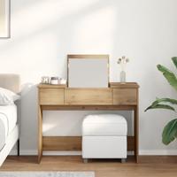 Plafondtafel met lade artisanaal eikenkleurig 100 x 45 x 76 cm - thumbnail