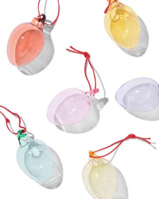 HEMA Hangers glas ei - 6 stuks