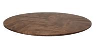 Eettafel Mozaik Verona rond - 140x140x76 - Naturel/zwart - - thumbnail