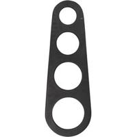 Gusta Spaghetti meter 18x6cm Mat Zwart - thumbnail