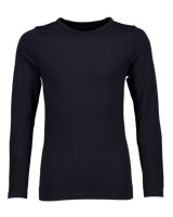 Naadloos Sportshirt - Zwart - thumbnail