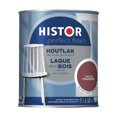Histor Perfect Finish Houtlak Zijdeglans - Crazed Cranberry