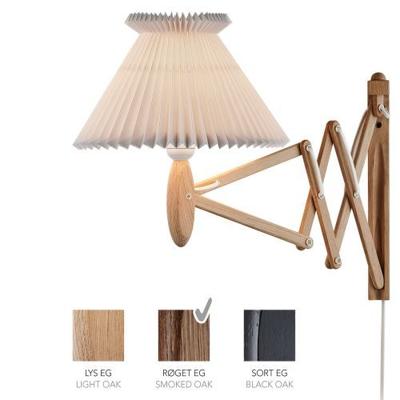 LE KLINT Sax 224-6/17 Wandlamp - Smoked oak with paper - Wit LE KLINT Sax 224-6/17 Wandlamp - Smoked oak with paper - Wit