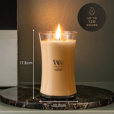 WoodWick large candle golden bourbon