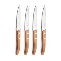 Lou Laguiole Forest Steakmessen 4 Stuks Hout/RVS - thumbnail