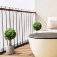 Buxus bol deluxe kunstplant 25cm - UV bestendig - thumbnail