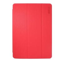iPad 2017 horizontaal Tandenstoker structuur PU leren + kunststof onderzijde ENKAY Flip Hoesje met houder & slaap / ontwaak functie (rood) - thumbnail