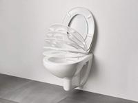GROHE Bau closetzitting met deksel met softclose met quick release wit 39493000 - thumbnail