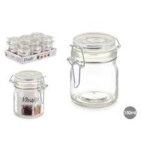 Glazen pot Vivalto 04-9411 Transparant 150 ml (6 Stuks) - thumbnail