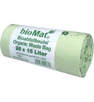 Biomat Wastebag compostable 15/20 liter 26 Stuks - thumbnail