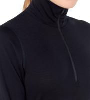 Icebreaker 200 Oasis LS Half Zip Thermoshirt Dames Black L - thumbnail