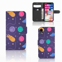Apple iPhone Xr | Wallet Case | met Pasjes | Space - thumbnail