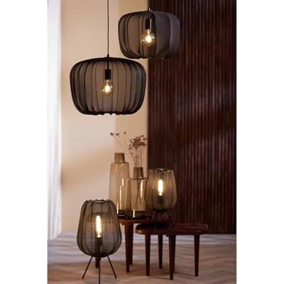 Light & Living Bohemian hanglampPlumeria zwart Ø 40cm - 2963312 - thumbnail