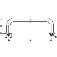 Mentor 270.2 Draaghandgreep Chroom (l x b x h) 88 x 12 x 32 mm 1 stuk(s) - thumbnail