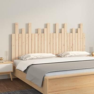 Hoofdbord wandmontage 159,5x3x80 cm massief grenenhout
