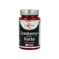 Lucovitaal Cranberry met X-tra Lactobacillus Capsules - thumbnail