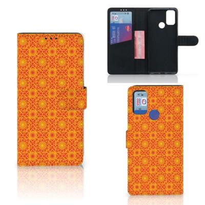Alcatel 1S (2021) | Telefoon Hoesje | Batik Oranje