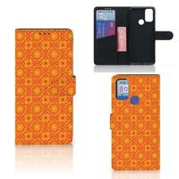 Alcatel 1S (2021) | Telefoon Hoesje | Batik Oranje - thumbnail