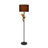 Lucide EXTRAVAGANZA CHIMP - Vloerlamp - Ø 35 cm - 1xE27 - Zwart - thumbnail
