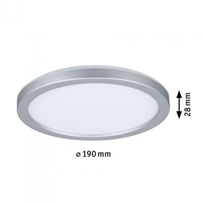 Paulmann 71004 P Atria Shine 11,2W 4000K 190mm ch mt Ks LED-plafondlamp 11.2 W Chroom (mat) Paulmann 71004 P Atria Shine 11,2W 4000K 190mm ch mt Ks LED-plafondlamp 11.2 W Chroom (mat)