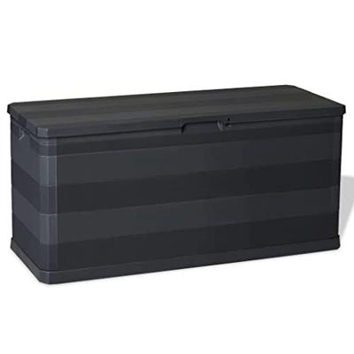 VidaXL Tuinbox 117x45x56 cm zwart VidaXL Tuinbox 117x45x56 cm zwart