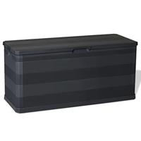 VidaXL Tuinbox 117x45x56 cm zwart - thumbnail