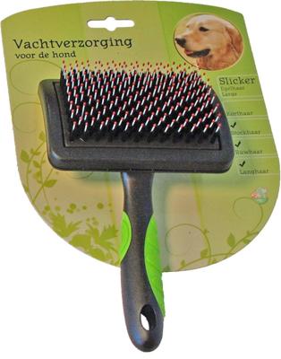Hondenborstel slicker egelhaar large Vachtverzorging Gebr. de Boon - Gebr de boon