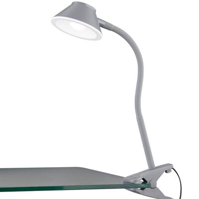 Energiezuinige LED Klemlamp - 3.5W - Warm Wit (3000K) - Titaan