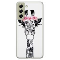 Samsung Galaxy S21 FE siliconen hoesje - Giraffe - thumbnail