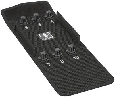 Wera 9403 Textiel Box 8740 C HF 2, leeg, 152 x 159 x 45 mm - 05136452001