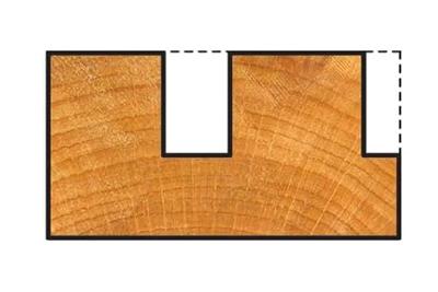 Wolfcraft Groeffrees | HM | S=8mm | Ø6 x 20mm | 1 stuk - 3924000