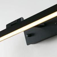 Searchlight SchilderijlampCorfu zwart 40cm - 79824-40BK - thumbnail