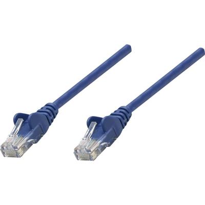 Intellinet 319874 RJ45 Netwerkkabel, patchkabel CAT 5e U/UTP 7.50 m Blauw 1 stuk(s)