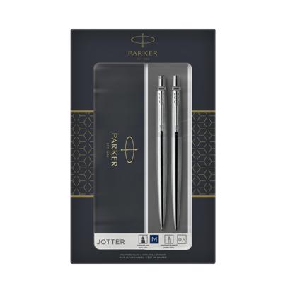 Balpen en vulpotlood parker jotter ct m rvs | 5 stuks