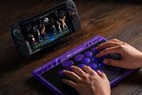 8Bitdo Arcade Controller - Transparent Purple Signature Edition - thumbnail