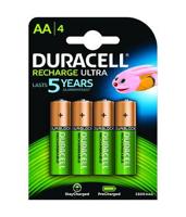 Duracell Oplaadbare batterijen AA 2500 mAh - 4 stuks - voorgeladen Stay Starged vervanging 2400 - thumbnail
