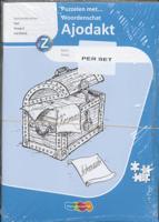 Ajodakt taal 8 Puzzelen met woordenschat set 5 ex (Paperback) - thumbnail