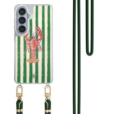 Samsung Galaxy S26 hoesje met groen koord - Kreeft Samsung Galaxy S26 hoesje met groen koord - Kreeft