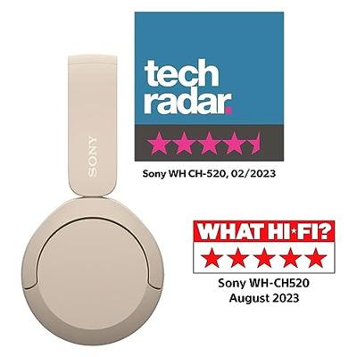 Sony WH-CH520 bluetooth On-ear hoofdtelefoon beige - thumbnail