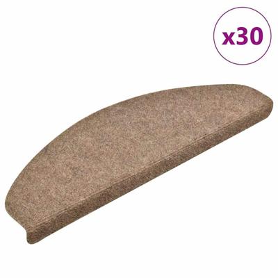Trapmatten zelfklevend 30 st 65x21x4 cm crèmekleurig