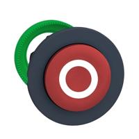 Schneider Electric ZB5FL432 ZB5FL432 Plat, Terugstelbaar (Ø) 30.5 mm O Donkergrijs, Rood 1 stuk(s) - thumbnail