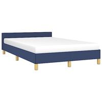 Bedframe zonder matras 120x190 cm stof blauw - thumbnail