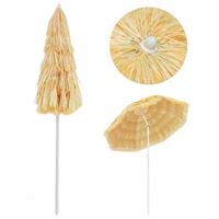 Strandparasol Hawa stijl 180 cm naturel - thumbnail